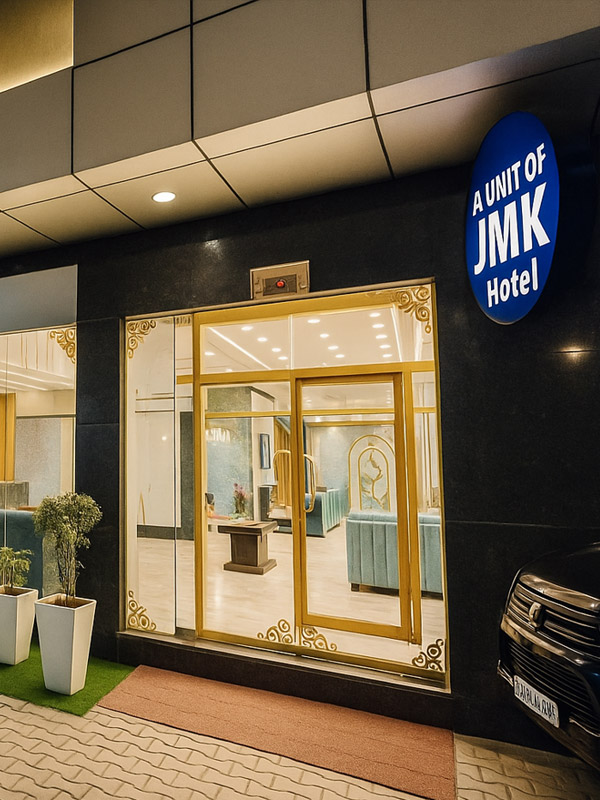 Hotel JMK — Entrance at Night