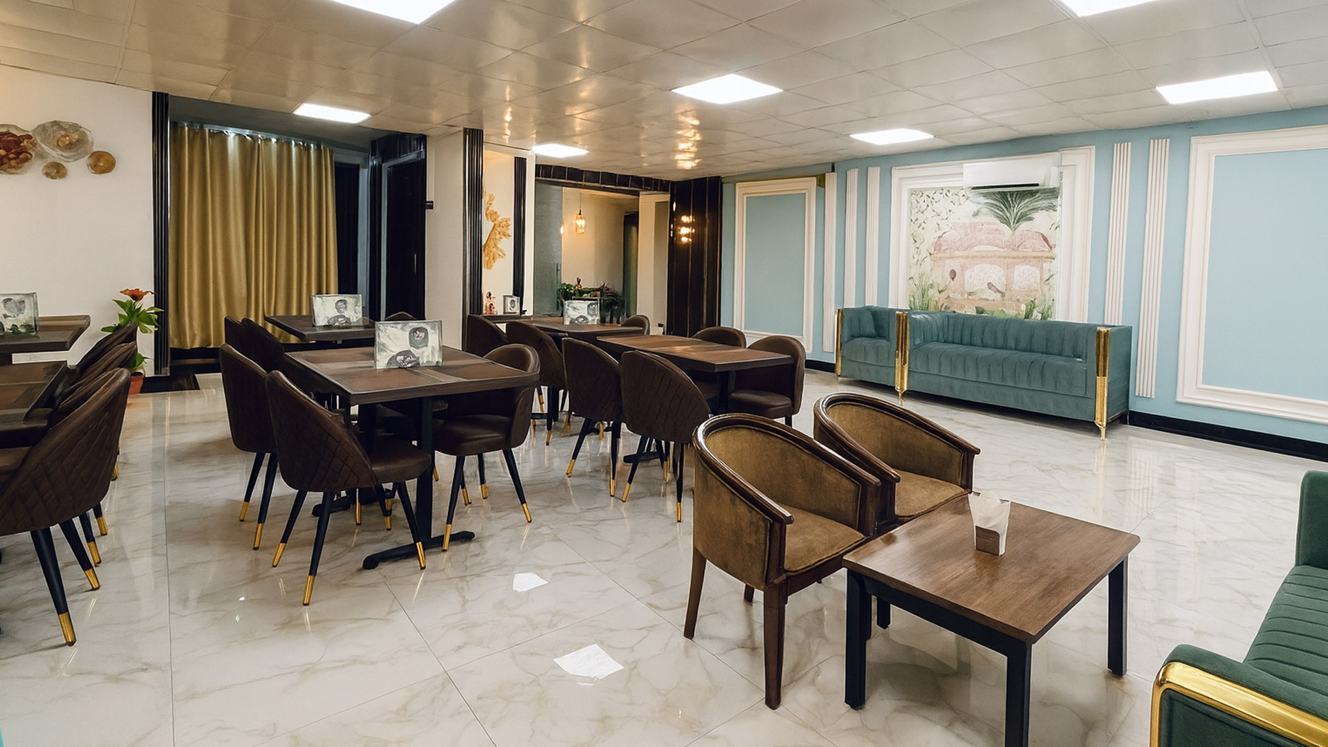 Hotel JMK in-house dining area