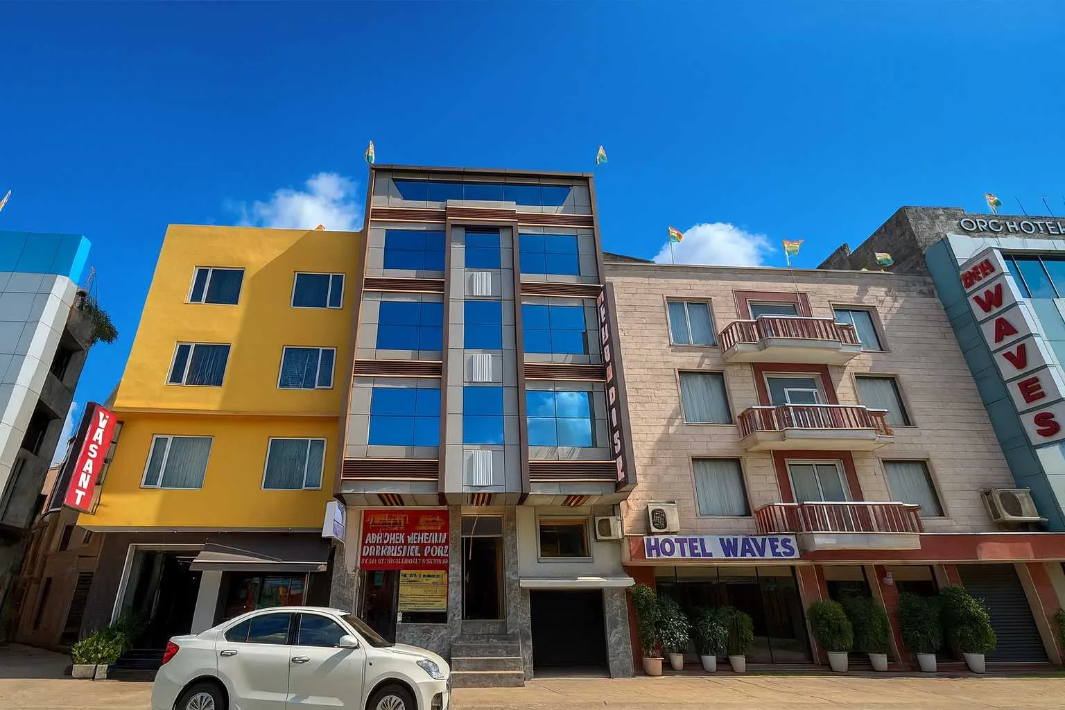 Hotel Paradise International facade, Pravakar's Hospitality