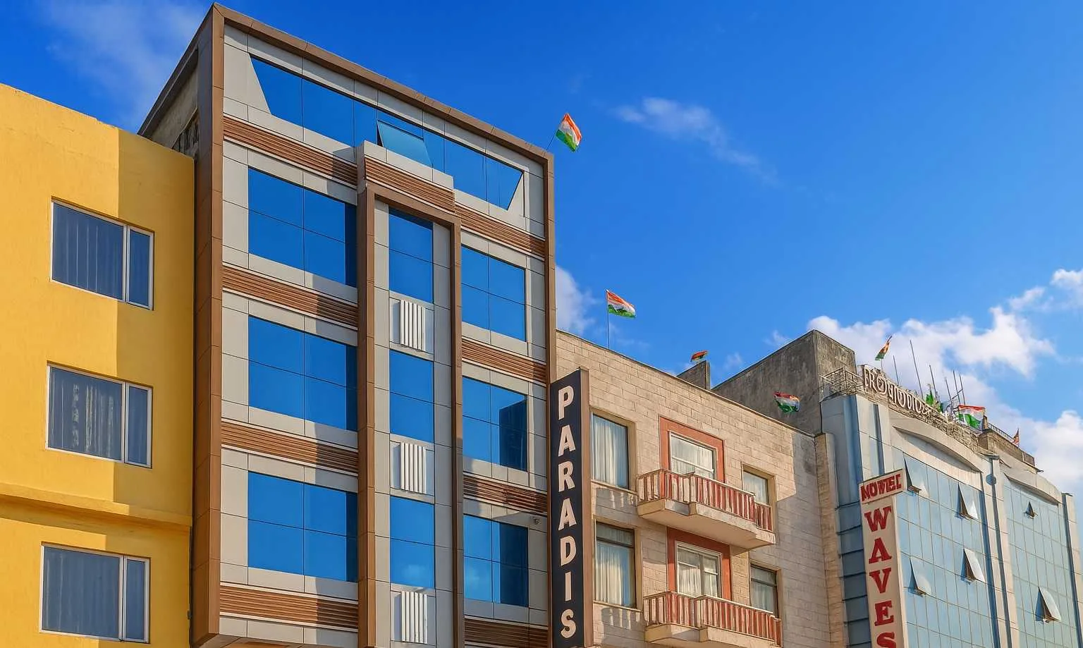 Hotel Paradise International — Exterior Detail