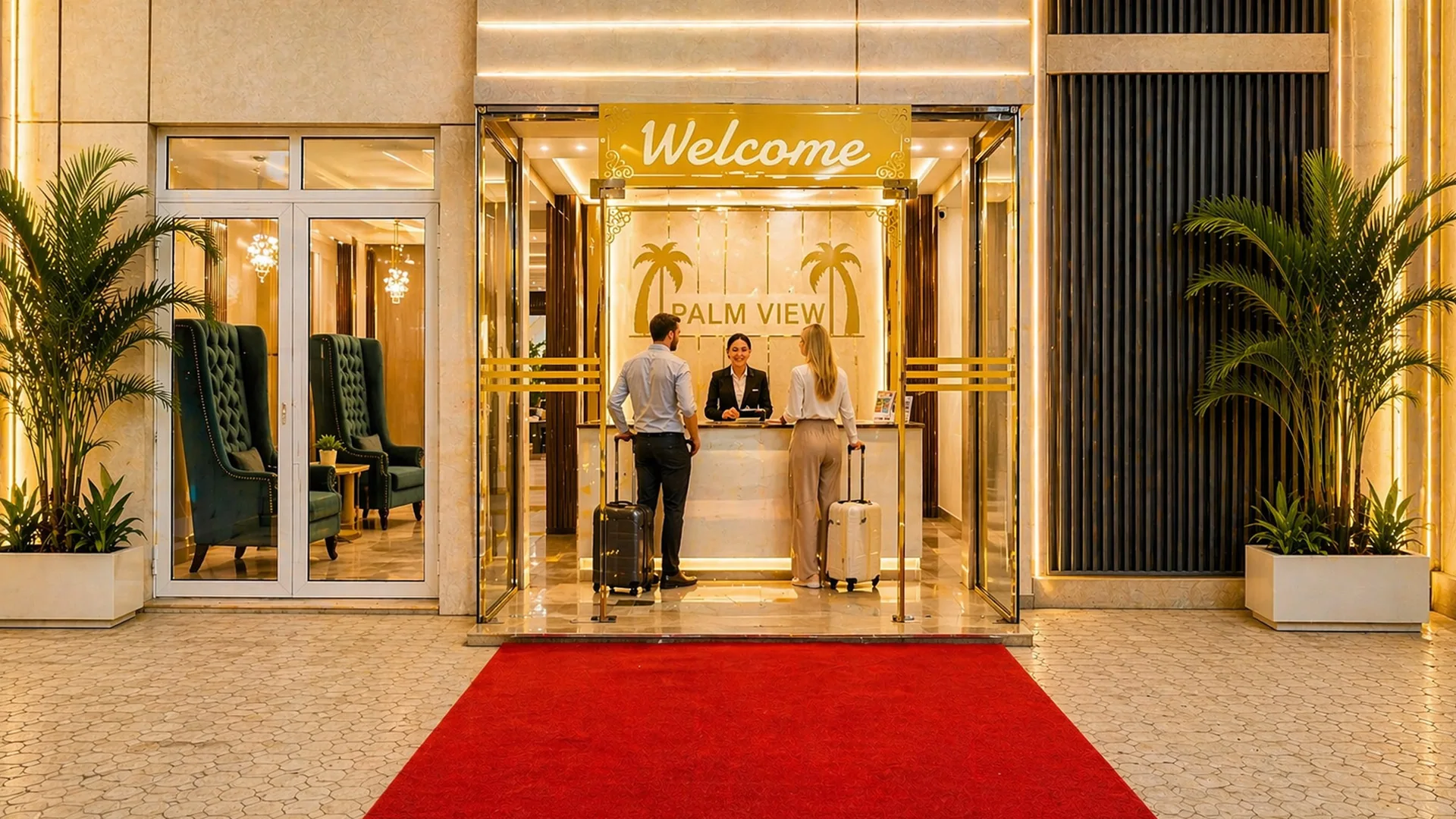 Hotel Palm View reception